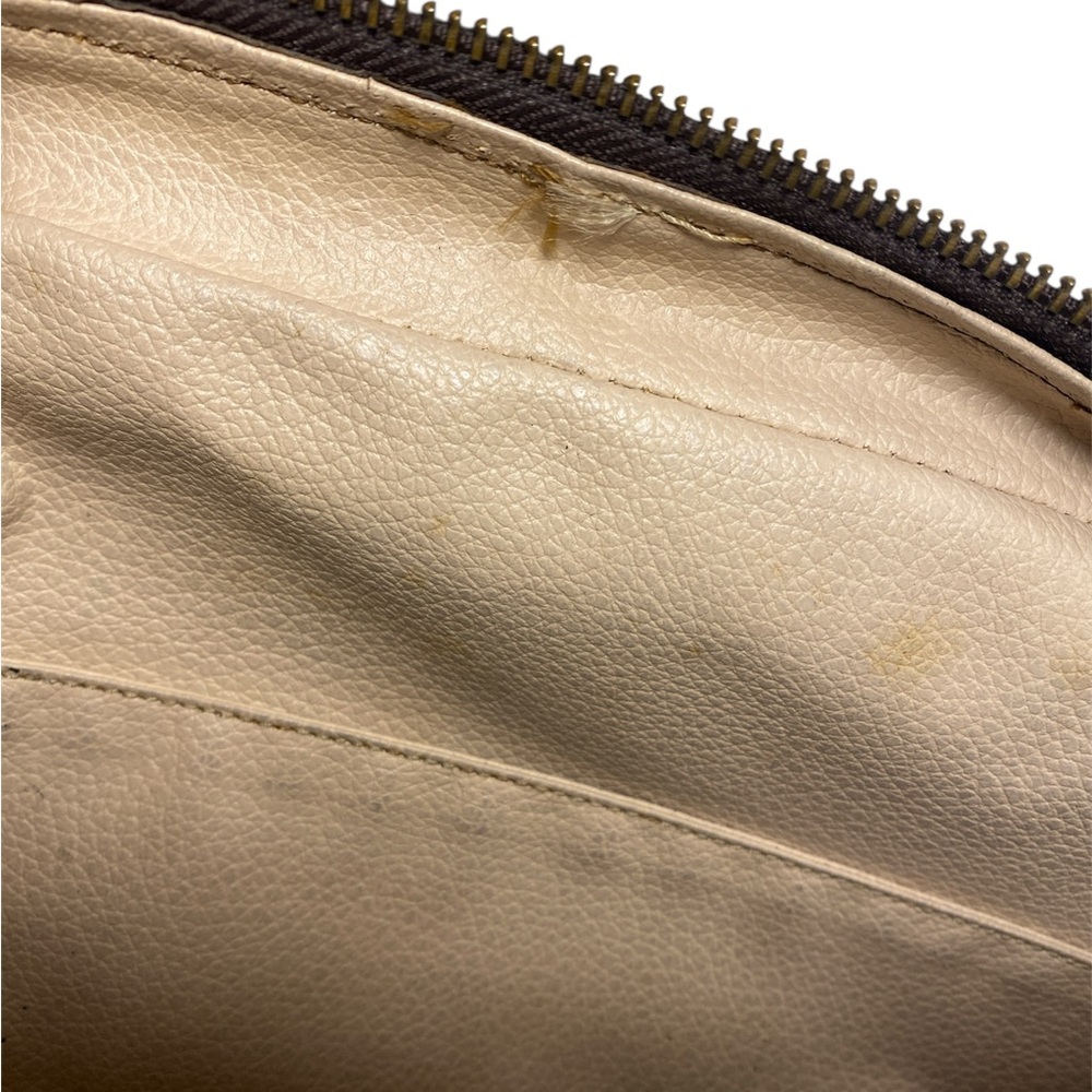 Louis Vuitton Brown Monogram Cosmetic Toiletries Bag Pouch, vintage - Picture 10 of 11